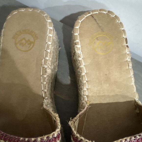 WHITE MOUNTAIN PLATFORM Woman’s SANDALS Rhinestone Colorful Size 7.5 M - Picture 5 of 11